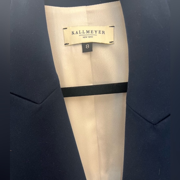 Navy Kallmeyer Blazer, Sz 8 - Picture 4 of 6